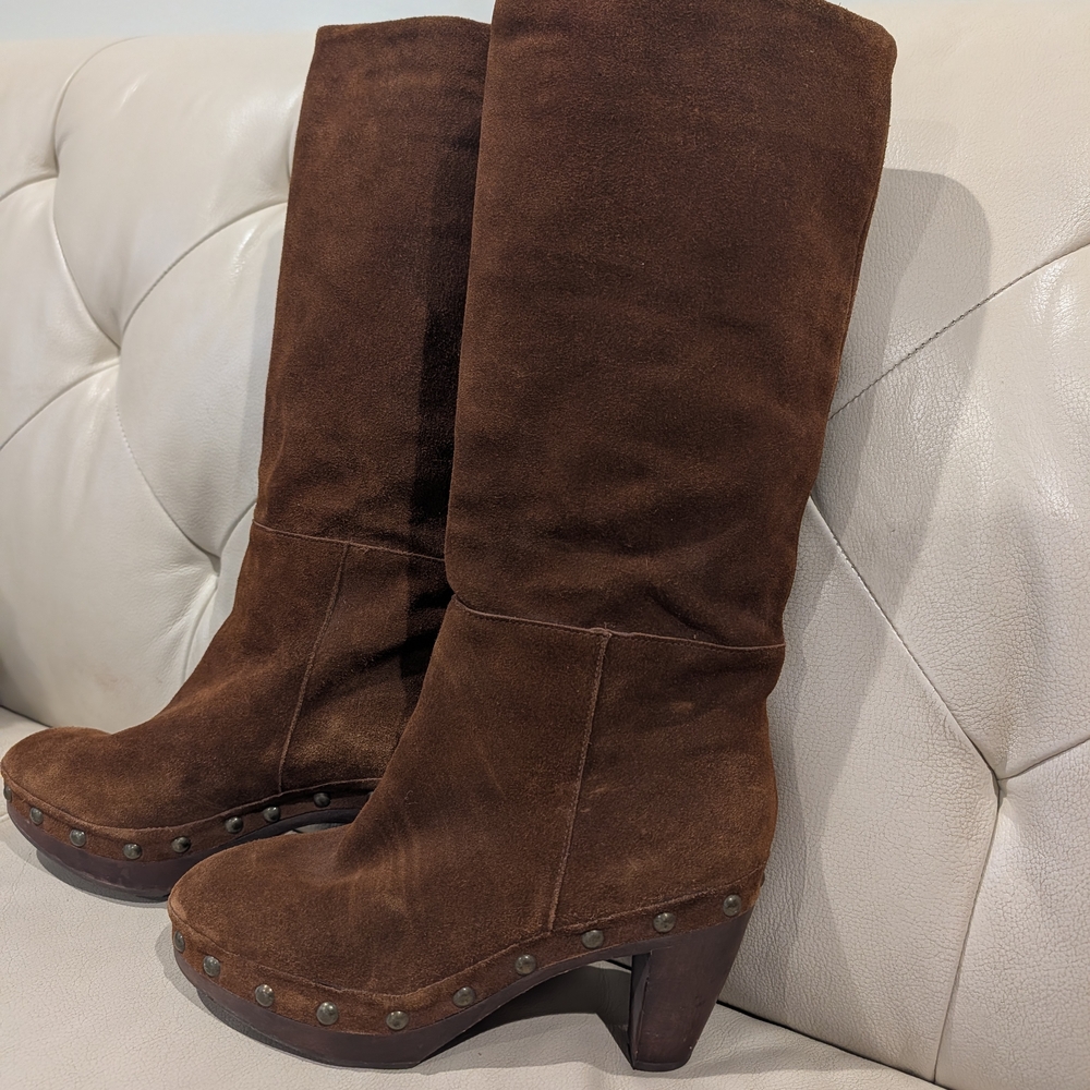Steven By Steve Madden Chocolate Heeled Boots
